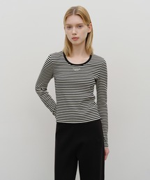 W DEEP NECK LONG SLEEVE