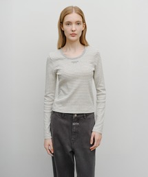 W DEEP NECK LONG SLEEVE