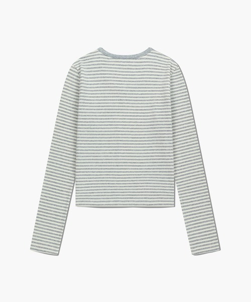MARITHE + FRANCOIS GIRBAUD(マリテフランソワジルボー)の「W DEEP NECK LONG SLEEVE(Tシャツ/カットソー・レディース・Black/アイボリー/ヘザーグレー・MEDIUM/SMALL)」の16枚目の写真