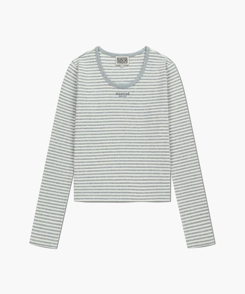 MARITHE + FRANCOIS GIRBAUD(マリテフランソワジルボー)の「W DEEP NECK LONG SLEEVE(Tシャツ/カットソー・レディース・Black/アイボリー/ヘザーグレー・MEDIUM/SMALL)」の15枚目の写真