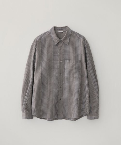 BLANKROOM(ブランクルーム)の「テスルチェックシャツ_SMOKY GRAY(シャツ/ブラウス・レディース・その他・1/2/4/3)」の1枚目の写真