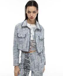 Denim Crop Jacket