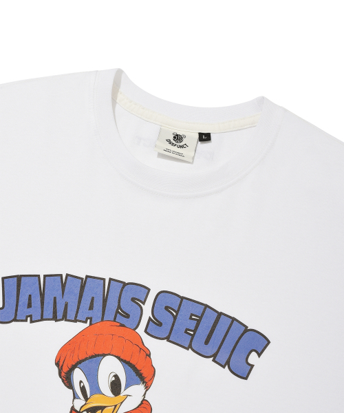 DYSFUNCT(ディスファンクト)の「ORIDUCKY T-SHIRT(WHITE)(Tシャツ/カットソー・メンズ・その他・SMALL/MEDIUM/LARGE)」の4枚目の写真