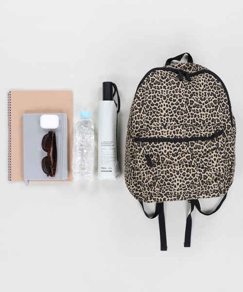 レオパード柄バックパック/ヒョウ柄/リュック/ユニセックス（バック