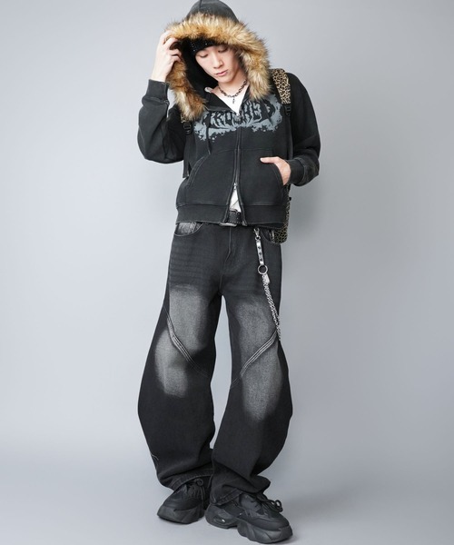 SPINNS（スピンズ）の「レオパード柄バックパック/ヒョウ柄/リュック/ユニセックス（バックパック/リュック・メンズ・イエロー系その他/グリーン系その他・ONESIZE）」の8枚目の写真