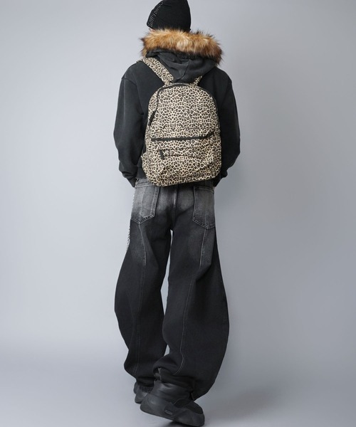 レオパード柄バックパック/ヒョウ柄/リュック/ユニセックス（バック