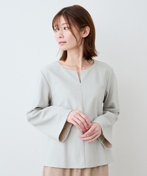 ＩＥＤＩＴ　撥水加工＆ＵＶカットがうれしい　裏がとぅるすべ　きれい見え”ほっと適温”トップス