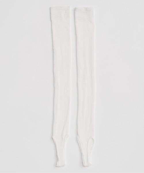 MAISON SPECIAL（メゾンスペシャル）の「Long Sock Tights/ロングソックストレンカ（レギンス/スパッツ・レディース・ピンク/ホワイト/グレー/ブラック・FREE）」の18枚目の写真