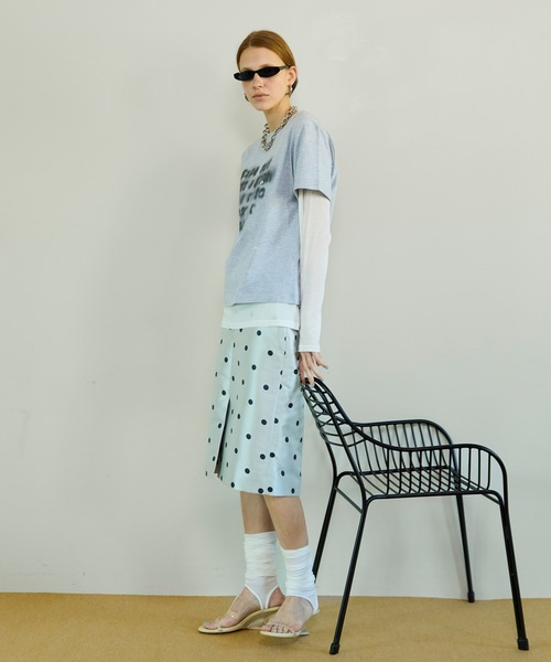 MAISON SPECIAL（メゾンスペシャル）の「Long Sock Tights/ロングソックストレンカ（レギンス/スパッツ・レディース・ピンク/ホワイト/グレー/ブラック・FREE）」の14枚目の写真