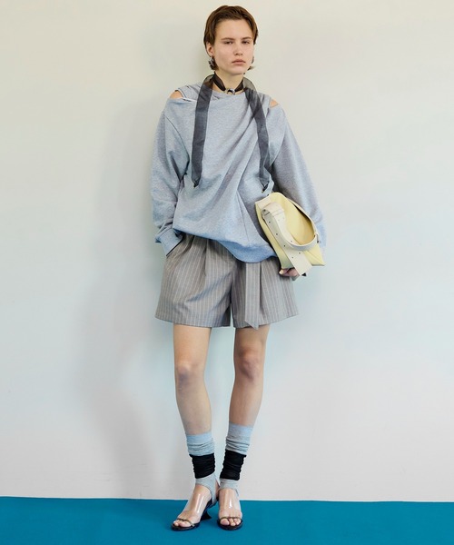 MAISON SPECIAL（メゾンスペシャル）の「Long Sock Tights/ロングソックストレンカ（レギンス/スパッツ・レディース・ピンク/ホワイト/グレー/ブラック・FREE）」の17枚目の写真