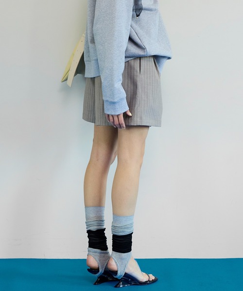 MAISON SPECIAL（メゾンスペシャル）の「Long Sock Tights/ロングソックストレンカ（レギンス/スパッツ・レディース・ピンク/ホワイト/グレー/ブラック・FREE）」の13枚目の写真