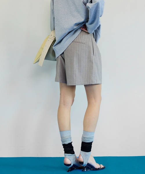 MAISON SPECIAL（メゾンスペシャル）の「Long Sock Tights/ロングソックストレンカ（レギンス/スパッツ・レディース・ピンク/ホワイト/グレー/ブラック・FREE）」の12枚目の写真