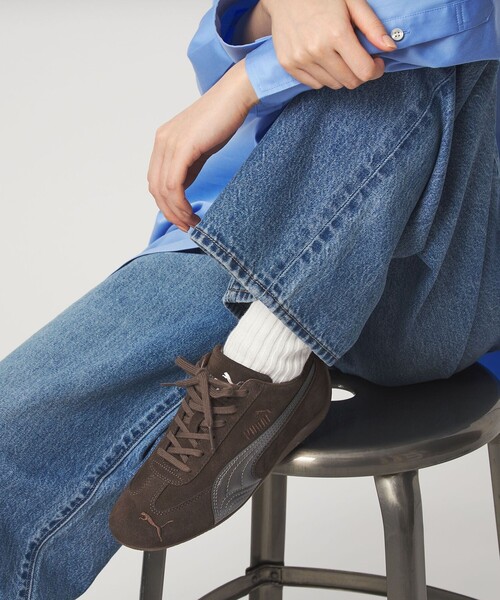 PUMA（プーマ）の「＜PUMA＞スピードキャット ラックス スニーカー / SPEEDCAT LUX（スニーカー・レディース・ダークグレー・22.5cm/25cm/24cm/23cm/23.5cm/24.5cm）」の3枚目の写真