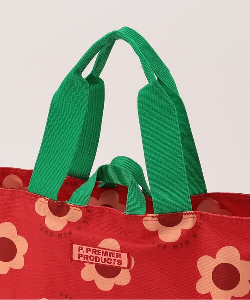 p.premier（ピードットプルミエ）の「ヘビロテしたい総柄レッスンバッグ（トートバッグ・キッズ・ブラック/オフホワイト/レッド/イエロー・FREE）」の19枚目の写真