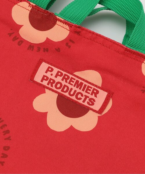 p.premier（ピードットプルミエ）の「ヘビロテしたい総柄レッスンバッグ（トートバッグ・キッズ・ブラック/オフホワイト/レッド/イエロー・FREE）」の20枚目の写真