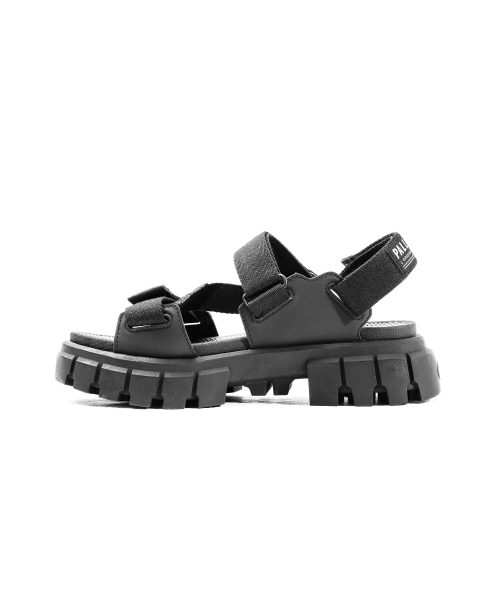 PALLADIUM(パラディウム)の「Revolt Black Platform Sandals 98578-008-M(サンダル・レディース・ブラック・23.5cm/24cm/24.5cm/25cm/22cm/22.5cm/23cm)」の3枚目の写真