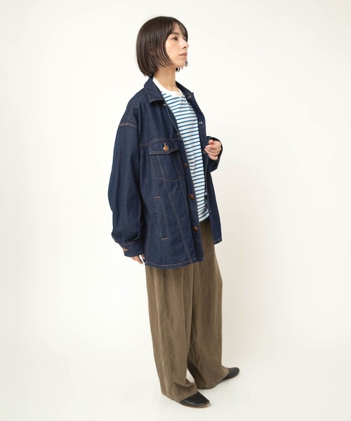 RNA-N(アールエヌエーエヌ)の「J2184 デニムTYPE3 シャツジャケット(デニムジャケット・レディース・ワンウォッシュ・FREE)」の10枚目の写真