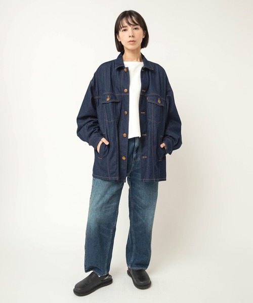 RNA-N(アールエヌエーエヌ)の「J2184 デニムTYPE3 シャツジャケット(デニムジャケット・レディース・ワンウォッシュ・FREE)」の8枚目の写真