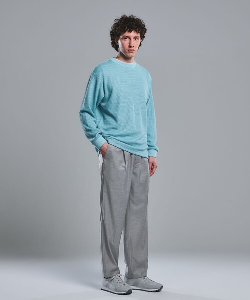 green label relaxing（グリーンレーベルリラクシング）の「CARREMAN オルマイ ワイド パンツ W3 -ストレッチ-（その他パンツ・メンズ・ライトグレー/モカ/ブラック・XL/L/S/M）」の17枚目の写真