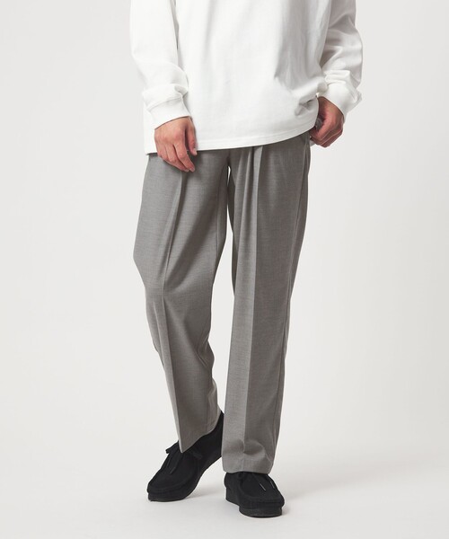 green label relaxing（グリーンレーベルリラクシング）の「CARREMAN オルマイ ワイド パンツ W3 -ストレッチ-（その他パンツ・メンズ・ライトグレー/モカ/ブラック・XL/L/S/M）」の19枚目の写真