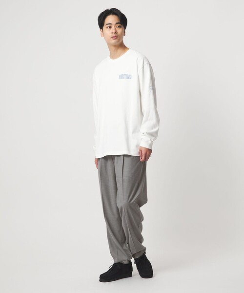 green label relaxing（グリーンレーベルリラクシング）の「CARREMAN オルマイ ワイド パンツ W3 -ストレッチ-（その他パンツ・メンズ・ライトグレー/モカ/ブラック・XL/L/S/M）」の20枚目の写真