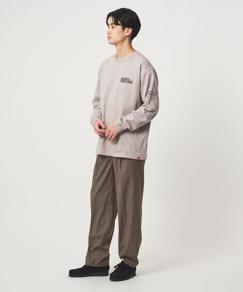 green label relaxing（グリーンレーベルリラクシング）の「CARREMAN オルマイ ワイド パンツ W3 -ストレッチ-（その他パンツ・メンズ・ライトグレー/モカ/ブラック・XL/L/S/M）」の12枚目の写真