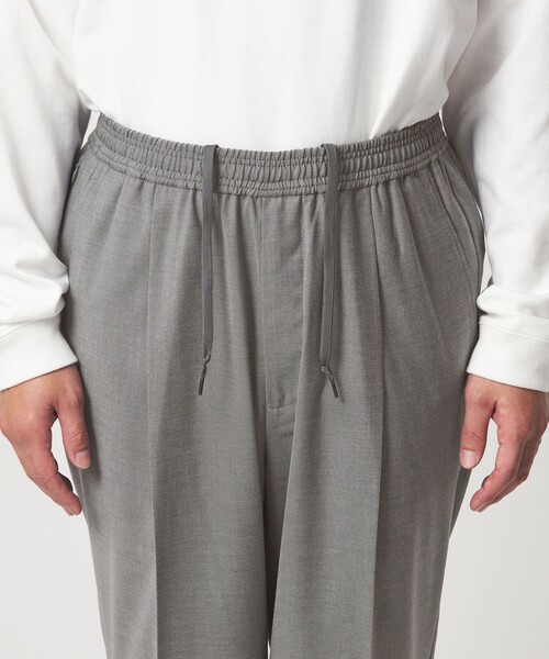 green label relaxing（グリーンレーベルリラクシング）の「CARREMAN オルマイ ワイド パンツ W3 -ストレッチ-（その他パンツ・メンズ・ライトグレー/モカ/ブラック・XL/L/S/M）」の4枚目の写真