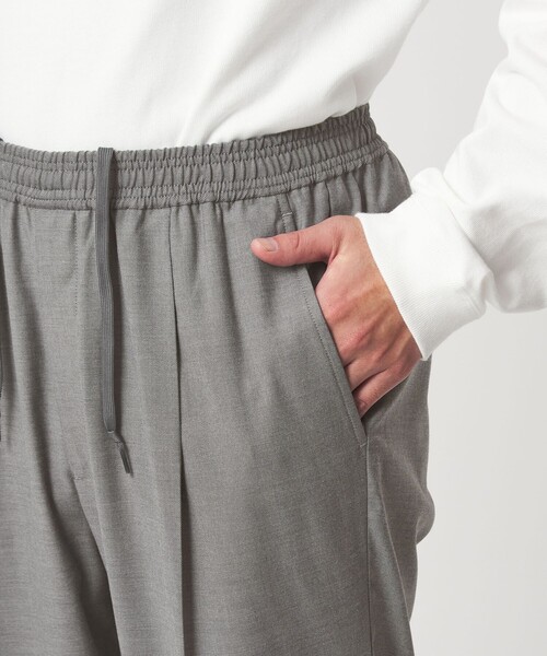 green label relaxing（グリーンレーベルリラクシング）の「CARREMAN オルマイ ワイド パンツ W3 -ストレッチ-（その他パンツ・メンズ・ライトグレー/モカ/ブラック・XL/L/S/M）」の6枚目の写真