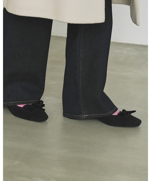 ダブルリボン 3cm パンプス（パンプス）｜Emma Francis（エマ