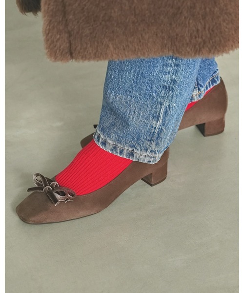 【NEW】エマフランシス（Emma Francis）/ダブルリボン 3cm パンプス ダブルリボン 3cm パンプス（パンプス）｜Emma Francis（エマ