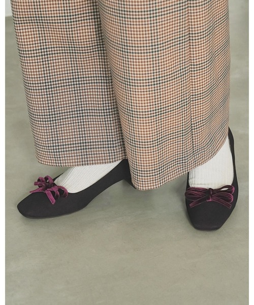 Emma Francis(エマフランシス)の「ダブルリボン 3cm パンプス(パンプス・レディース・モカ/ブラック/ワイン・24.0cm/23.5cm/23.0cm/22.5cm/25.0cm/24.5cm)」の14枚目の写真