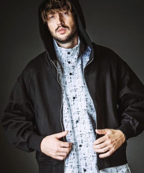 NO ID.(ノーアイディ)の「【NO ID.】Changing Hooded Blouson / チェンジング フーデッド ブルゾン(ブルゾン・メンズ・グレー/ブラック・ONE SIZE)」の1枚目の写真