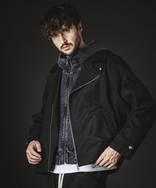 NO ID.(ノーアイディ)の「【NO ID.】Changing Hooded Blouson / チェンジング フーデッド ブルゾン(ブルゾン・メンズ・グレー/ブラック・ONE SIZE)」の8枚目の写真