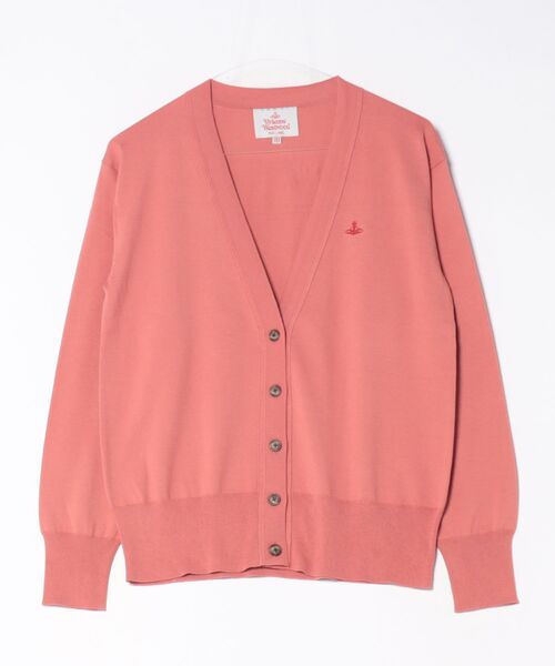 Vivienne Westwood(ヴィヴィアンウエストウッド)の「オーガニックコットンベーシックリラックスVネックカーディガン(カーディガン/ボレロ・レディース・ブラック/ブルー/レッド/ホワイト・FREE)」の4枚目の写真