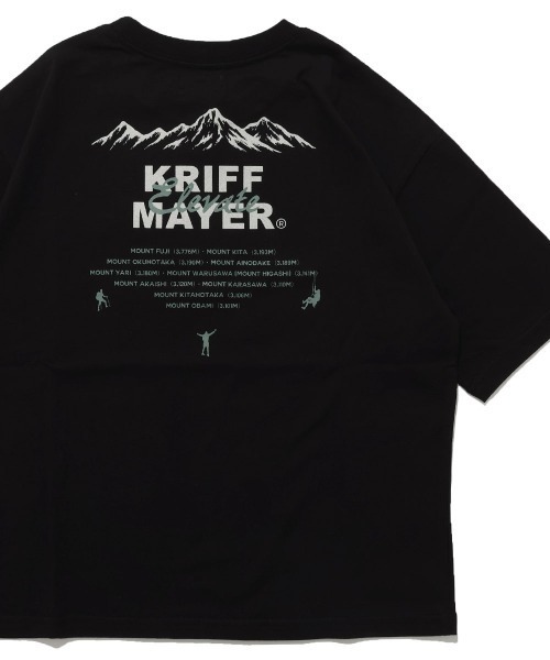 KRIFF MAYER Kid's Collection（クリフメイヤーキッズコレクション）の「【撥水・防汚】クリーネスポケT(山)（Tシャツ/カットソー・キッズ・オフホワイト/イエロー/ブラック/グレー・150/140/130/120/170/160）」の2枚目の写真