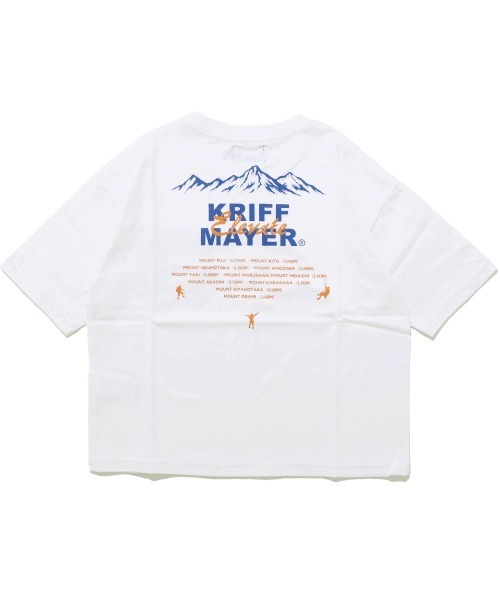 KRIFF MAYER Kid's Collection（クリフメイヤーキッズコレクション）の「【撥水・防汚】クリーネスポケT(山)（Tシャツ/カットソー・キッズ・オフホワイト/イエロー/ブラック/グレー・150/140/130/120/170/160）」の7枚目の写真