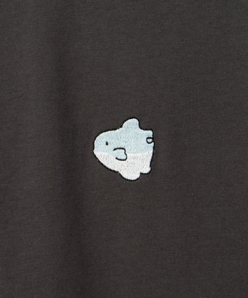 Honeys(ハニーズ)の「モチーフ刺繍Tシャツ(Tシャツ/カットソー・レディース・スミクロ/ネイビー/ミント/ピンク/ライトベージュ・L/M/S/SS)」の22枚目の写真
