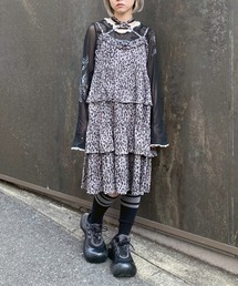 Candy Stripper（キャンディストリッパー）の「TIERED CAMI ワンピース（ワンピース）」