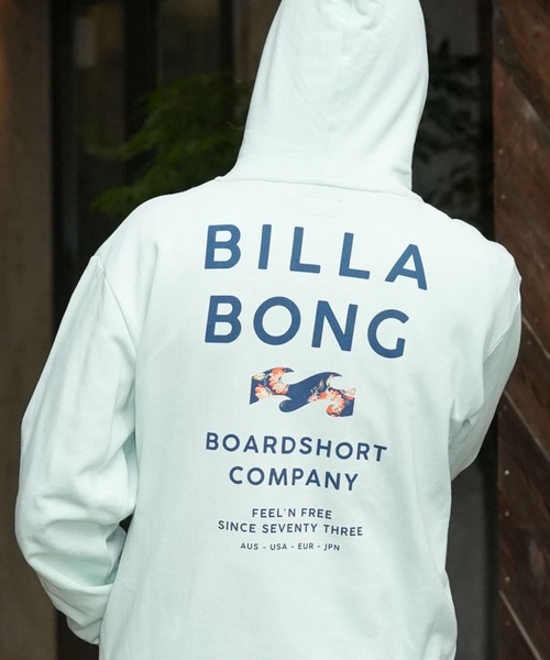 BILLABONG(ビラボン)の「BILLABONG メンズ SUN SCREEN パーカー 【2026年春夏モデル】(パーカー・メンズ・クリーム/ブラック/エメラルド・MEDIUM/X-LARGE/LARGE)」の3枚目の写真