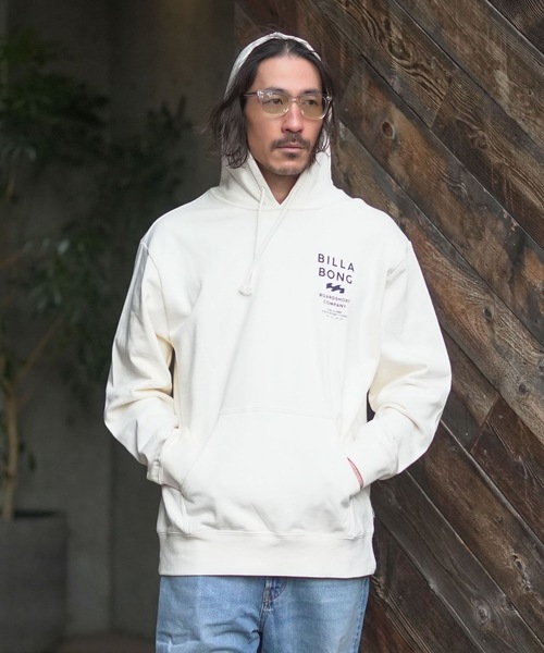 BILLABONG(ビラボン)の「BILLABONG メンズ SUN SCREEN パーカー 【2026年春夏モデル】(パーカー・メンズ・クリーム/ブラック/エメラルド・MEDIUM/X-LARGE/LARGE)」の12枚目の写真