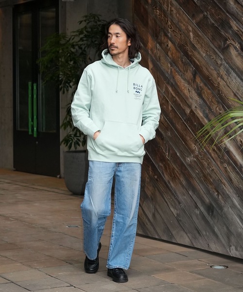 BILLABONG(ビラボン)の「BILLABONG メンズ SUN SCREEN パーカー 【2026年春夏モデル】(パーカー・メンズ・クリーム/ブラック/エメラルド・MEDIUM/X-LARGE/LARGE)」の8枚目の写真