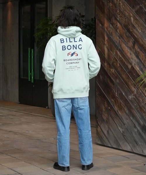 BILLABONG(ビラボン)の「BILLABONG メンズ SUN SCREEN パーカー 【2026年春夏モデル】(パーカー・メンズ・クリーム/ブラック/エメラルド・MEDIUM/X-LARGE/LARGE)」の7枚目の写真