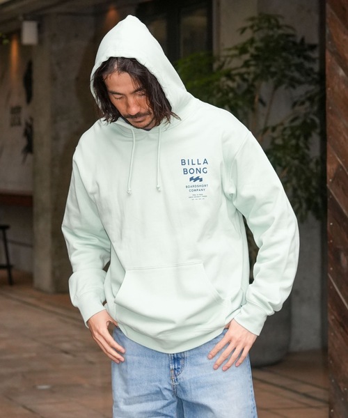 BILLABONG(ビラボン)の「BILLABONG メンズ SUN SCREEN パーカー 【2026年春夏モデル】(パーカー・メンズ・クリーム/ブラック/エメラルド・MEDIUM/X-LARGE/LARGE)」の5枚目の写真