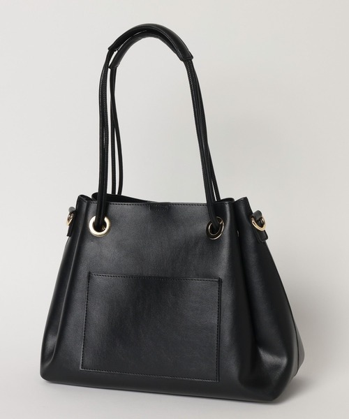 Elura（エルーラ）の「3WAYハトメトート/633020（トートバッグ・レディース・オフホワイト/ブラック・FREE）」の14枚目の写真