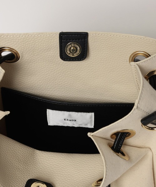 Elura（エルーラ）の「3WAYハトメトート/633020（トートバッグ・レディース・オフホワイト/ブラック・FREE）」の20枚目の写真