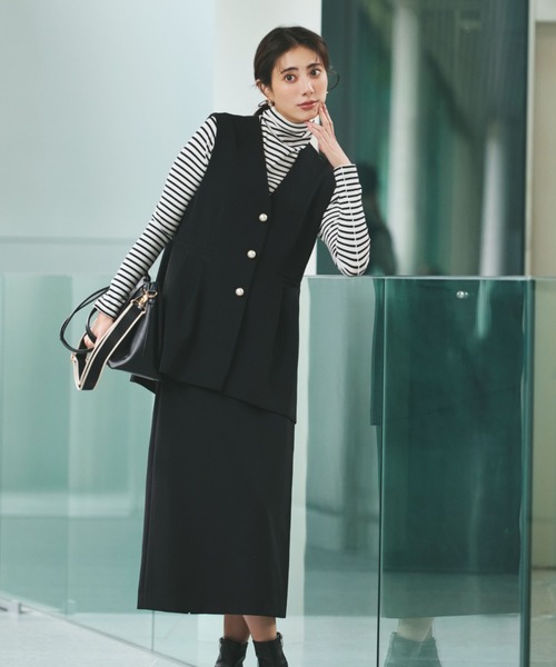 Elura（エルーラ）の「3WAYハトメトート/633020（トートバッグ・レディース・オフホワイト/ブラック・FREE）」の6枚目の写真