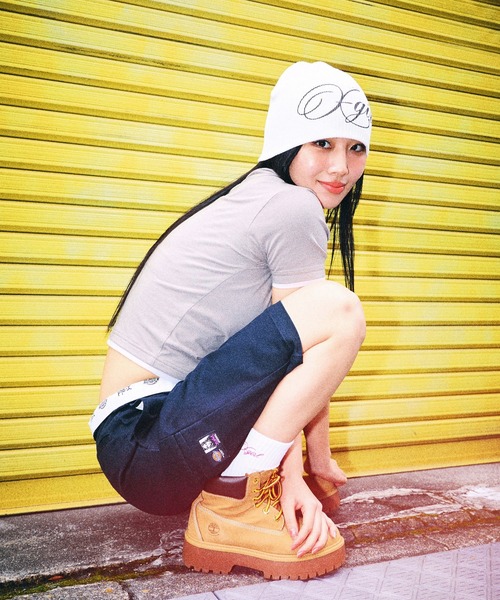 X-girl（エックスガール）の「X-girl × Dickies WASHED WORK SHORTS（その他パンツ・レディース・ブラウン/ブラック・S/M）」の6枚目の写真