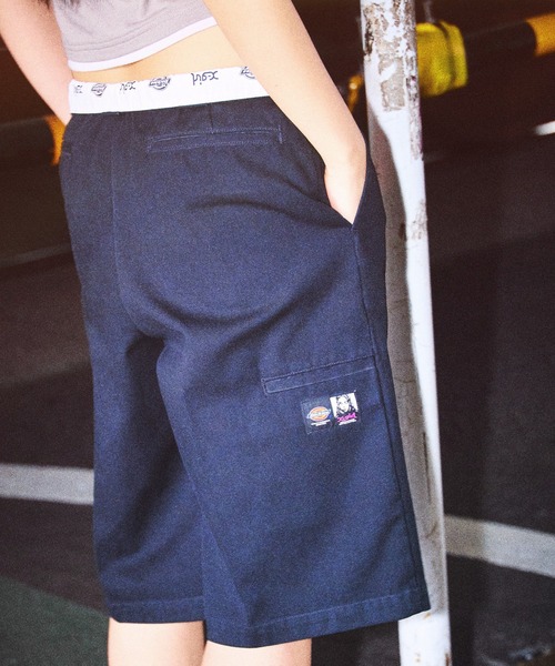 X-girl（エックスガール）の「X-girl × Dickies WASHED WORK SHORTS（その他パンツ・レディース・ブラウン/ブラック・S/M）」の11枚目の写真