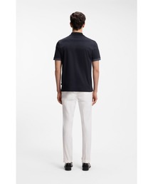 BOSS（ボス）の「シルケットコットン ポロシャツ ライントリム（ポロシャツ）」