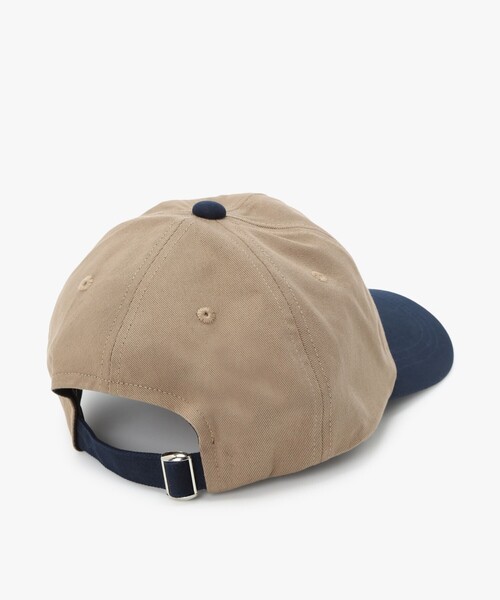To b. by agnes b.（トゥービーバイアニエスベー）の「コットン バイカラー キャップ（キャップ・レディース・ベージュ・FREE）」の3枚目の写真